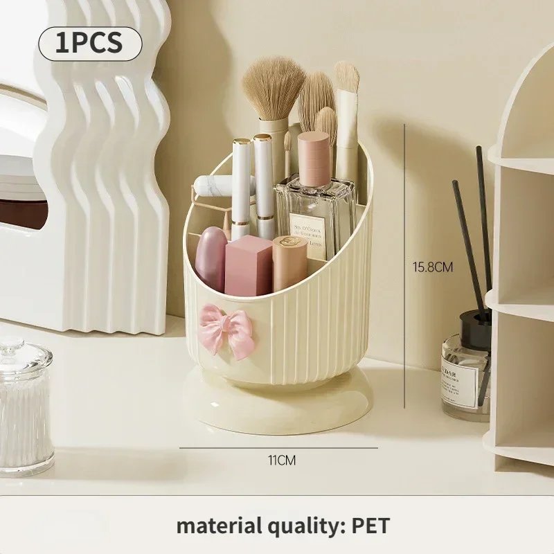 Beautiful Cosmetics Storage Box Lipstick Skin Care Makeup Brushes Organizers Desktop Storage Stationery Container Pen Container