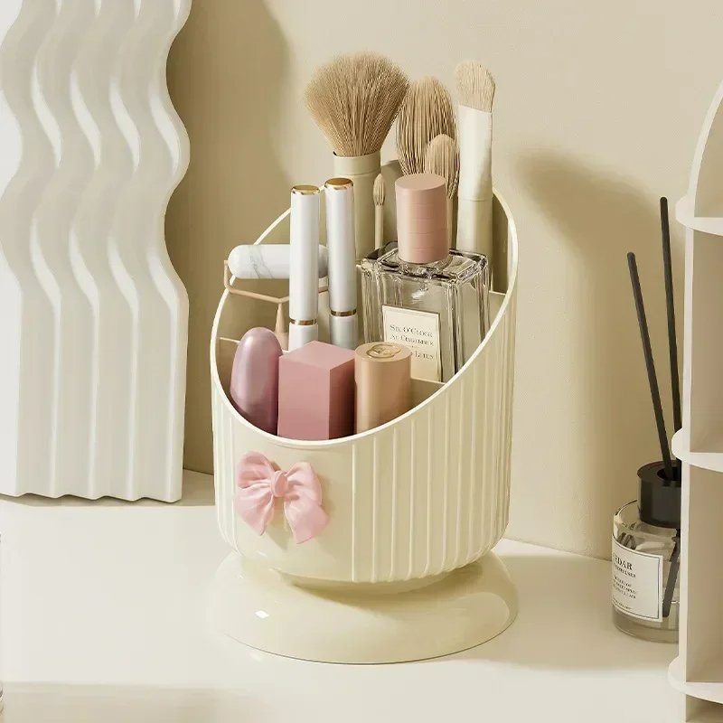 Beautiful Cosmetics Storage Box Lipstick Skin Care Makeup Brushes Organizers Desktop Storage Stationery Container Pen Container