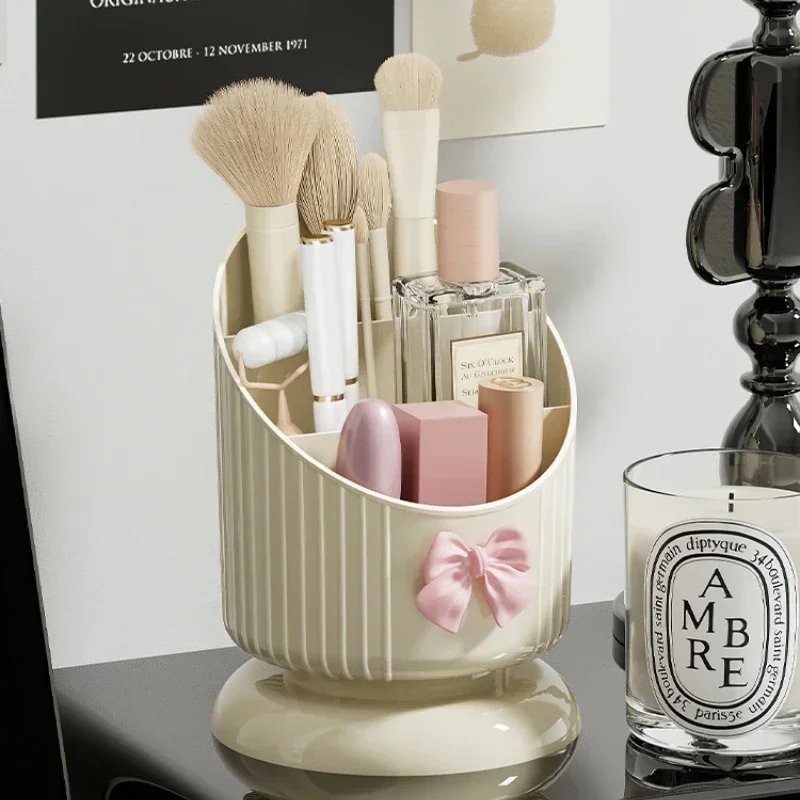 Beautiful Cosmetics Storage Box Lipstick Skin Care Makeup Brushes Organizers Desktop Storage Stationery Container Pen Container