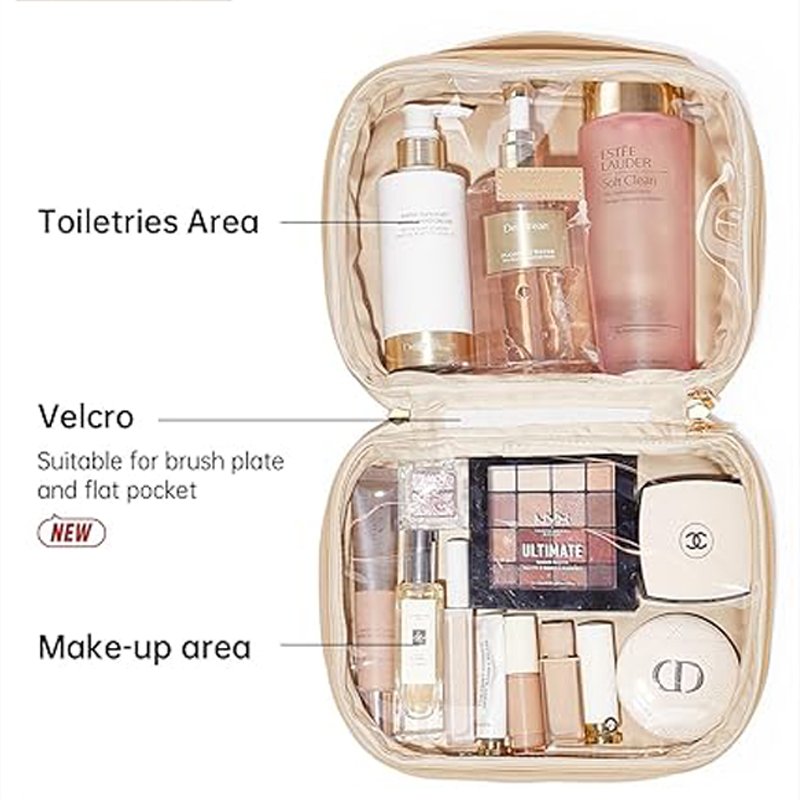 Manufacturers best-selling women's fashion portable makeup brush storage bag custom travel makeup bag