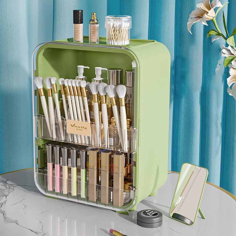 DS3784 Desk Countertop Makeup Organizer for Perfumes Lipsticks Skincare Holder Makeup Storage Box Cosmetics Display Case