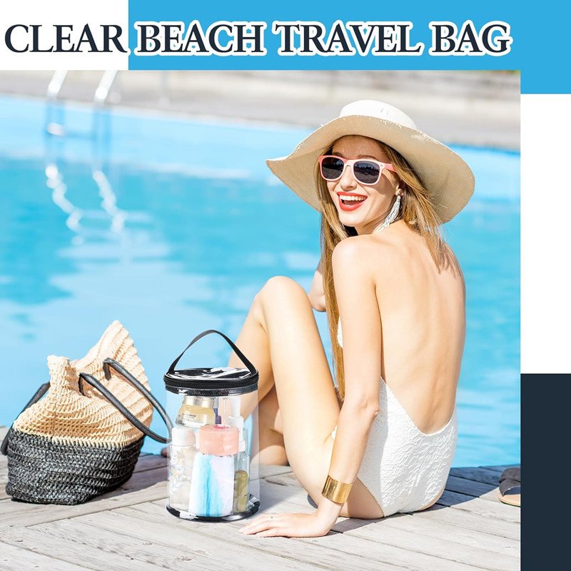 Clear Toiletry Bag Waterproof Lotion Bag Makeup Travel Bag Makeup Case.