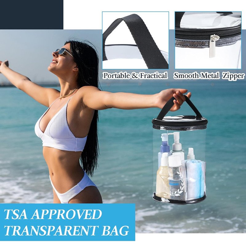 Clear Toiletry Bag Waterproof Lotion Bag Makeup Travel Bag Makeup Case.