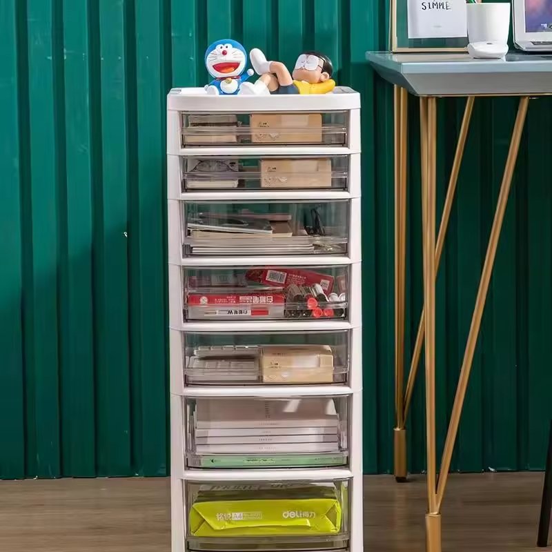 Ready To Ship Desktop Drawer cosmetics Storage Box makeup Organizer Desktop Cosmetics Plastic Storage Box