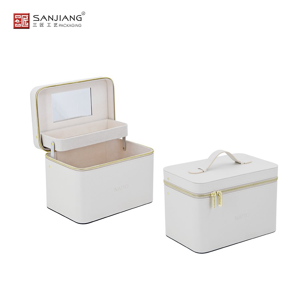 Women Travel Portable Cosmetic Storage Case Makeup Organizer Box