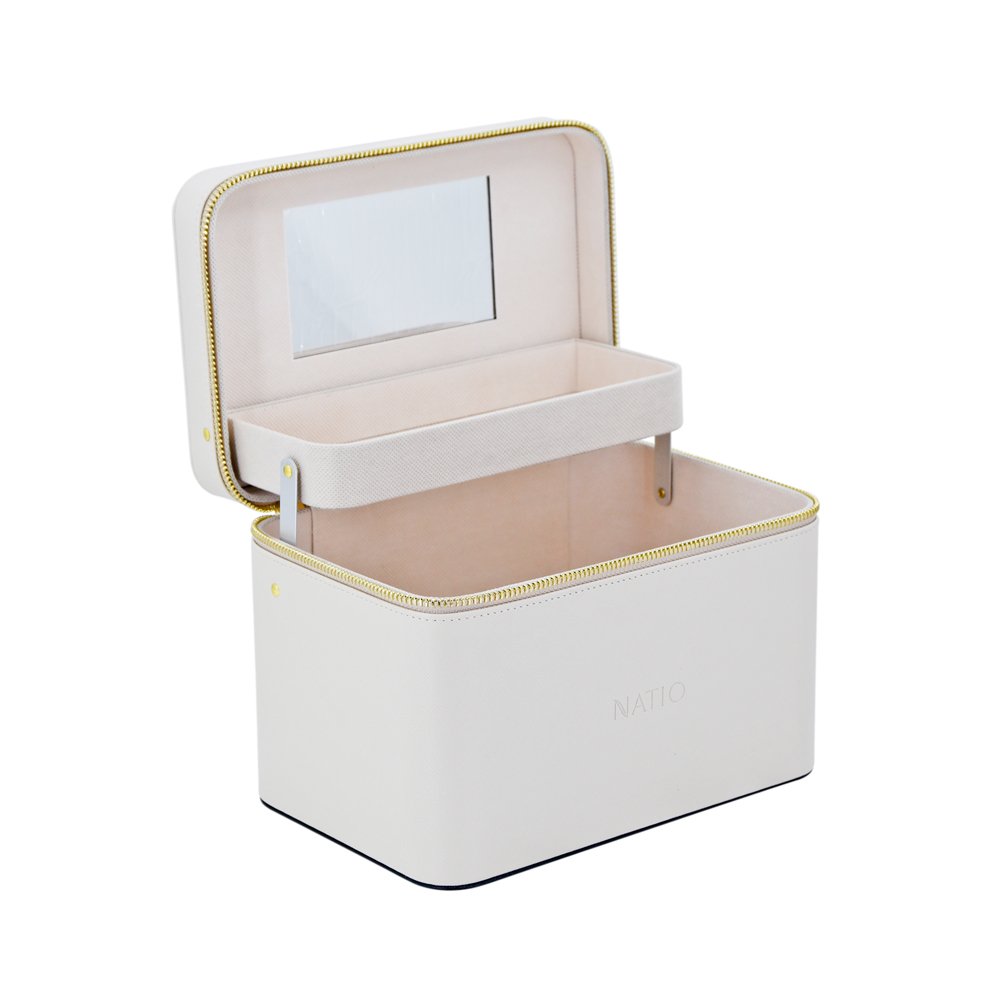 Women Travel Portable Cosmetic Storage Case Makeup Organizer Box