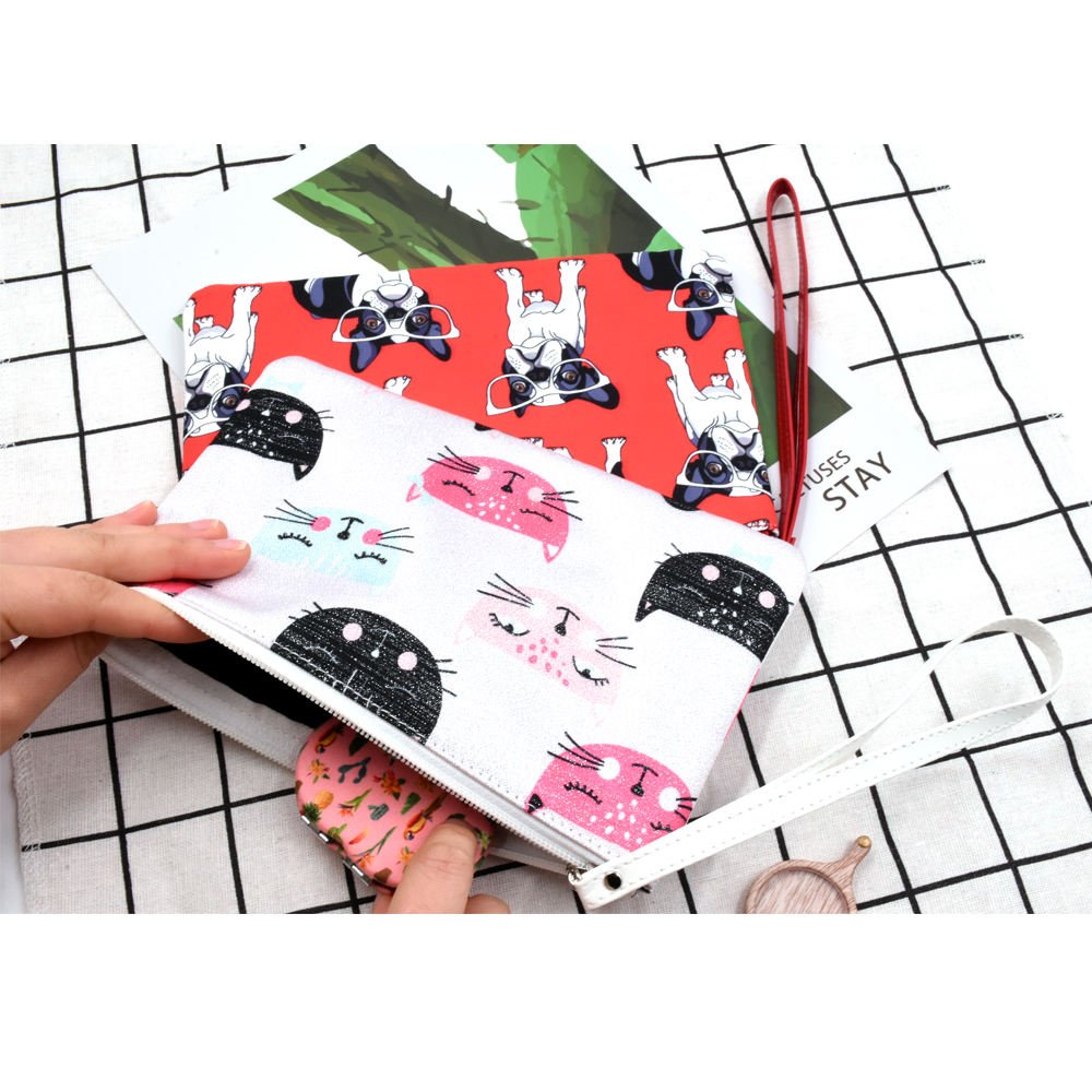wholesale velvet mini transparent leather canvas make up bag cosmetic clear custom travel luxury cosmetic bag cases