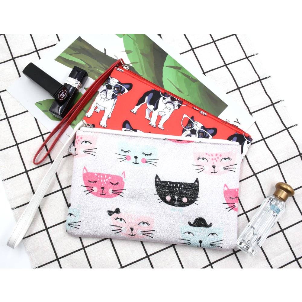 wholesale velvet mini transparent leather canvas make up bag cosmetic clear custom travel luxury cosmetic bag cases