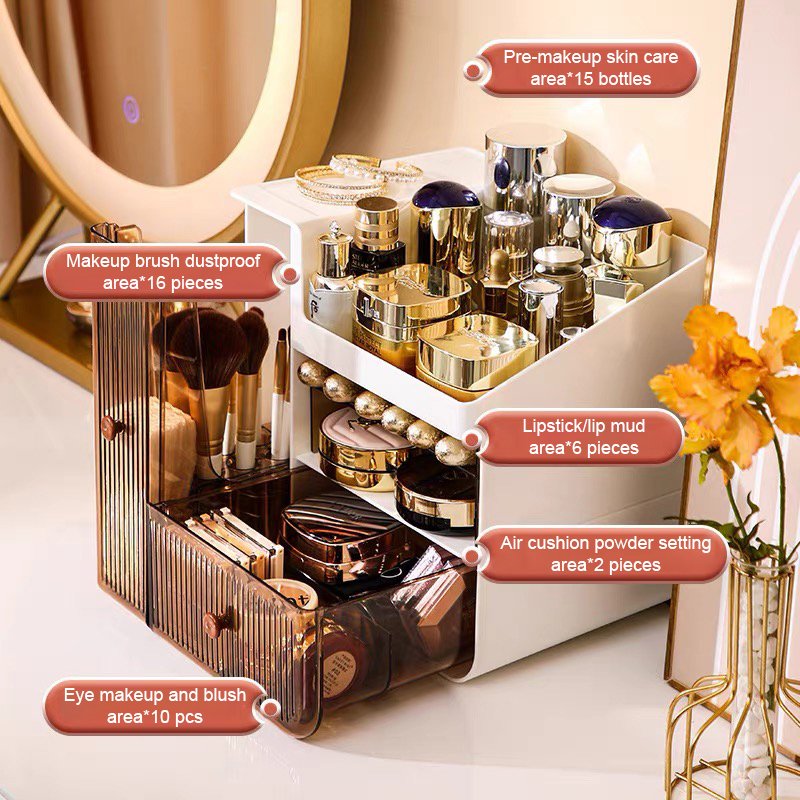 Makeup Storage Organize Acrylic Storage Box Makeup Organizer Cosmetic Box With Makeup