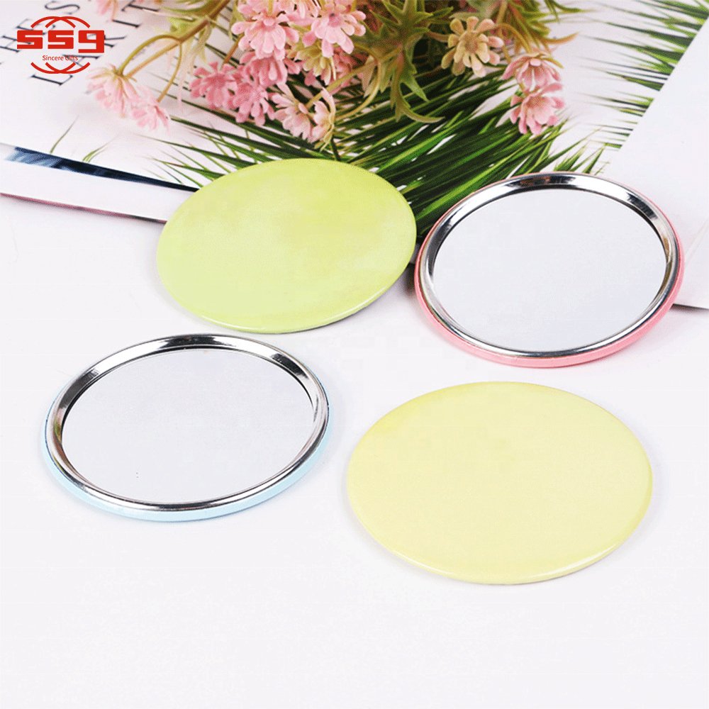 Small Pocket Mirror Personalized Custom Pocket Mirror Makeup Mirror with Logo