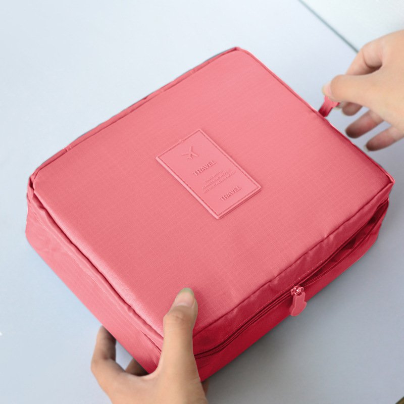 Wholesale Custom Logo Printed Organizer Gift Pouch Fashion Toiletry Travel Makeup Cosmetic Bag