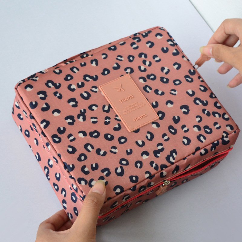 Wholesale Custom Logo Printed Organizer Gift Pouch Fashion Toiletry Travel Makeup Cosmetic Bag