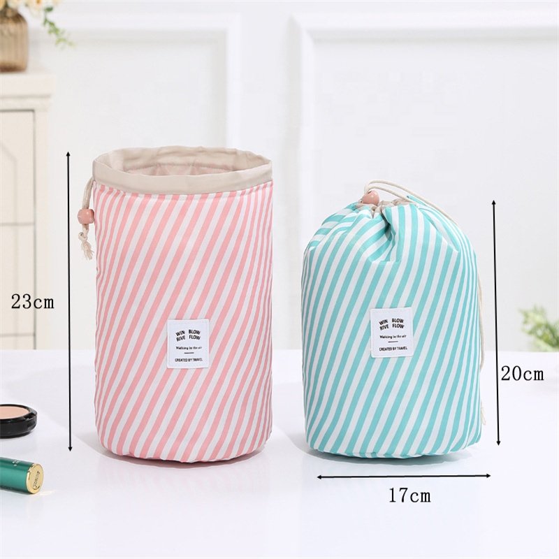 Cute Toiletry Organizers travel organizer Folding Cosmetic Underwear Pouch Case Collapsible Makeup Storage Bags with drawstring