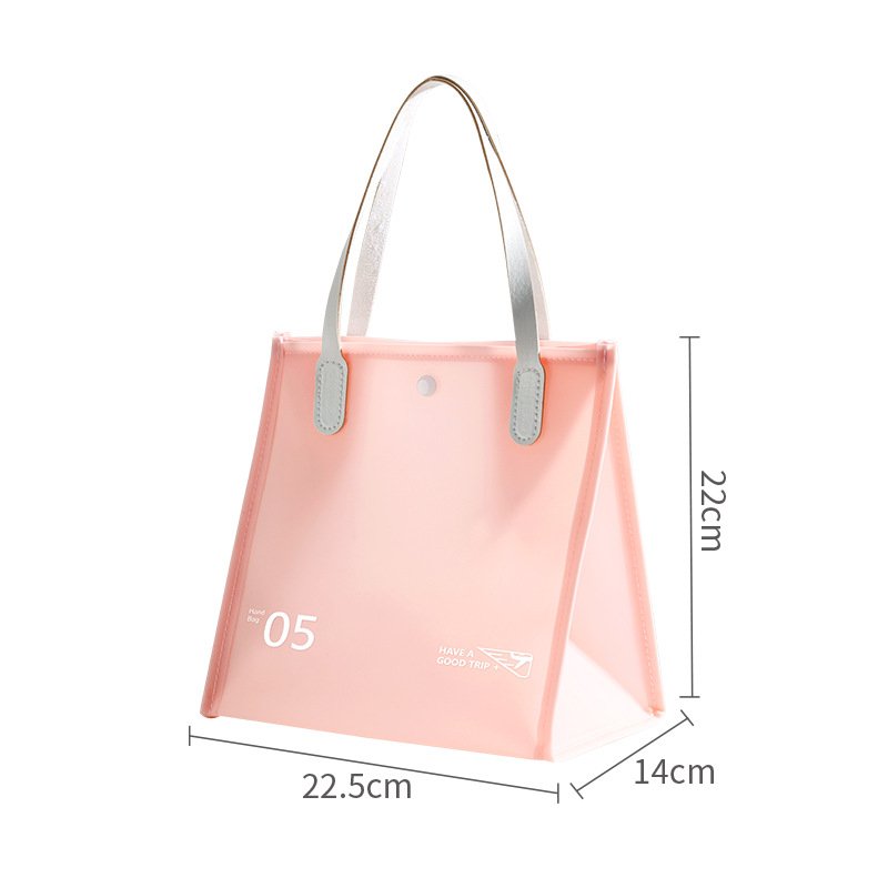 Reusable Gift Girls Soft Beach Bag Colorful PVC Women Luxury Beauty Waterproof Summer Shoulder Satchelsjelly Handbag Set Durable