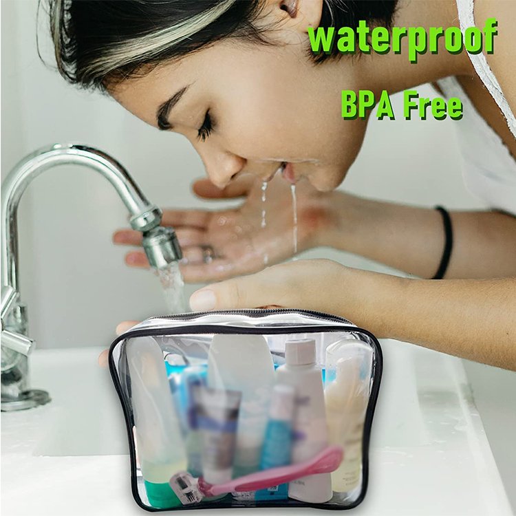 Hot Selling Clear Transparent Pvc Cosmetic Bags makeup Bag organizer Pouches