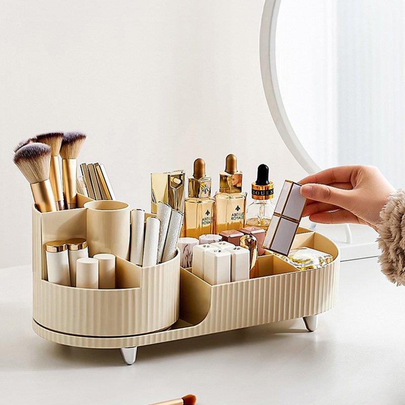 Rotatable Make Up Organizer Storage Organizers 360 Degree Rotating Makeup Brush Holder