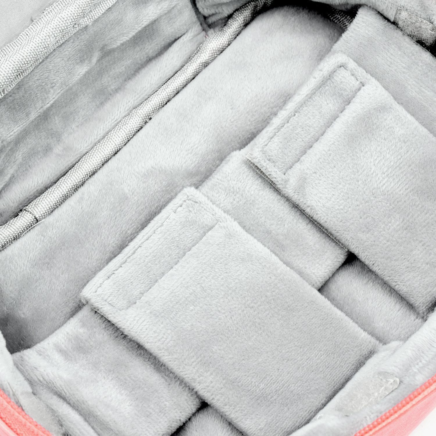 China Factory Double Cosmetic Storage Bag Large Organizer Travel Waterproof Toiletry Pouch Makeup Bag Cases