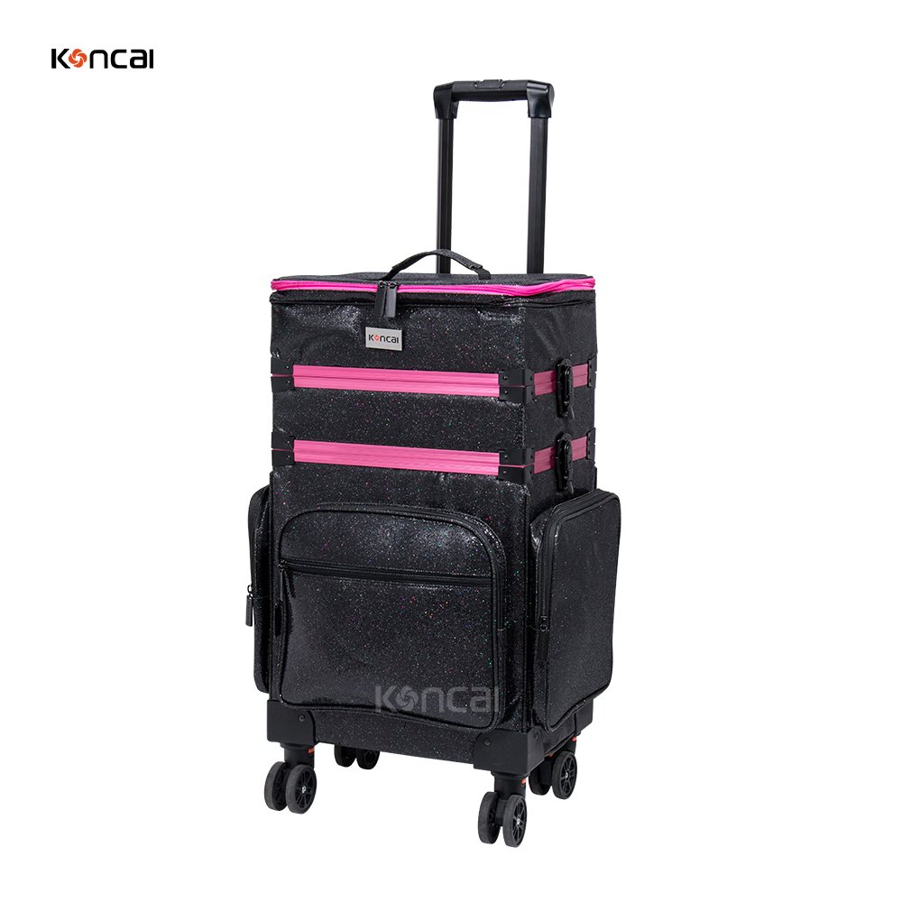 Makeup Artist Travel Case 2 In 1 Hard Makeup Case Large Makeup Case Organizer
