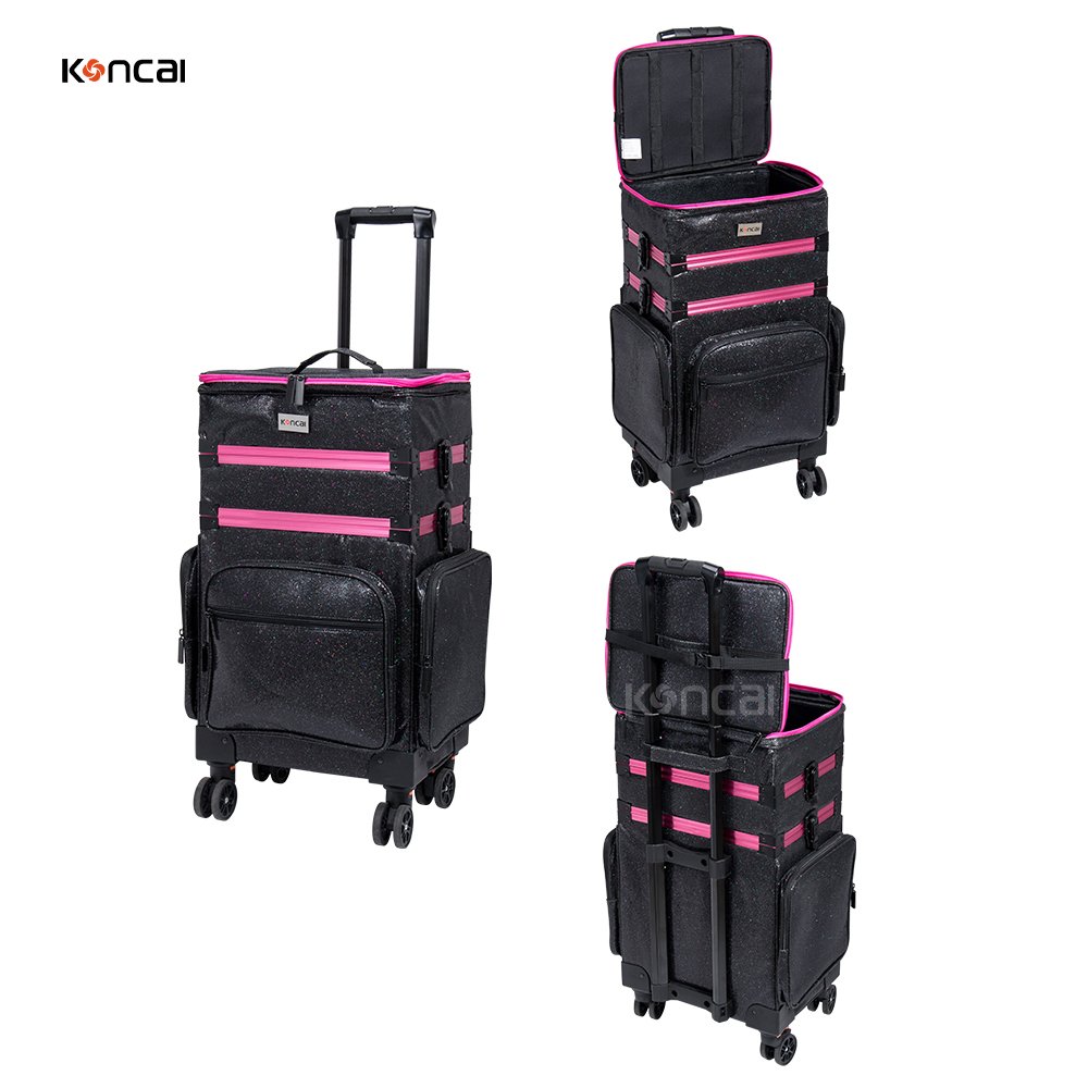 Makeup Artist Travel Case 2 In 1 Hard Makeup Case Large Makeup Case Organizer