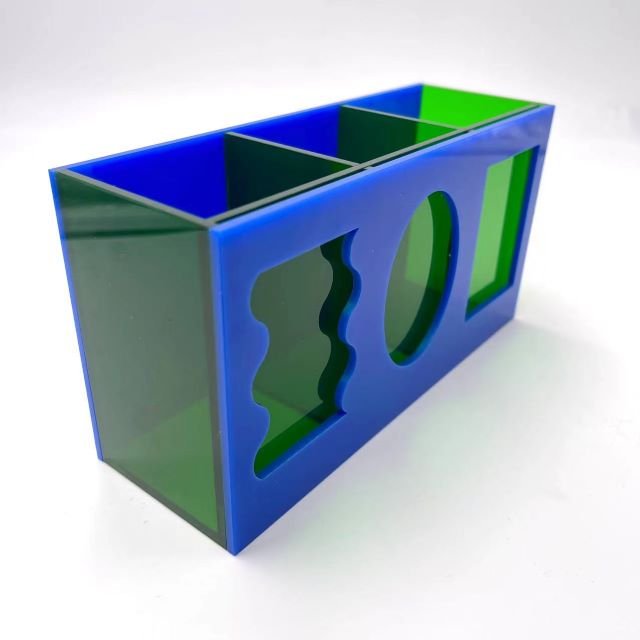 2024 New Design 3-in-1 Acrylic Pen Holder Instax Photo Frame holder Fujifilm Instax Photo mini Storage Box Best Selling
