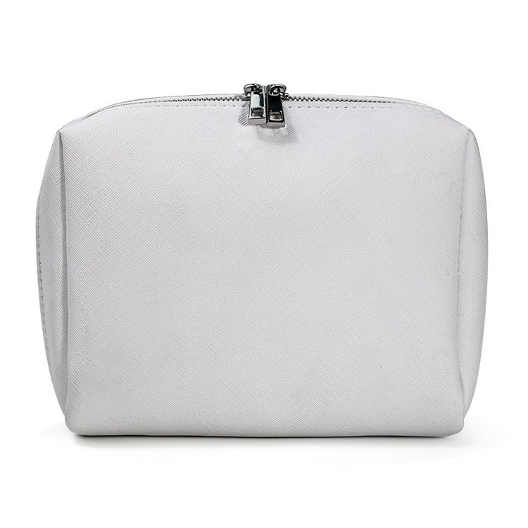 PU leather cosmetic custom zip pouch make up travel makeup organizer pouch mini bag for women girls with logo