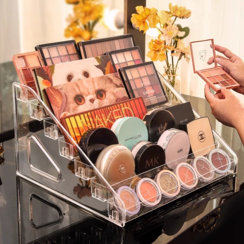 Sell Well New Type Cosmetic Makeup Organizer Storage Box Multifunction Desktop Storage Rack For Cosmetics