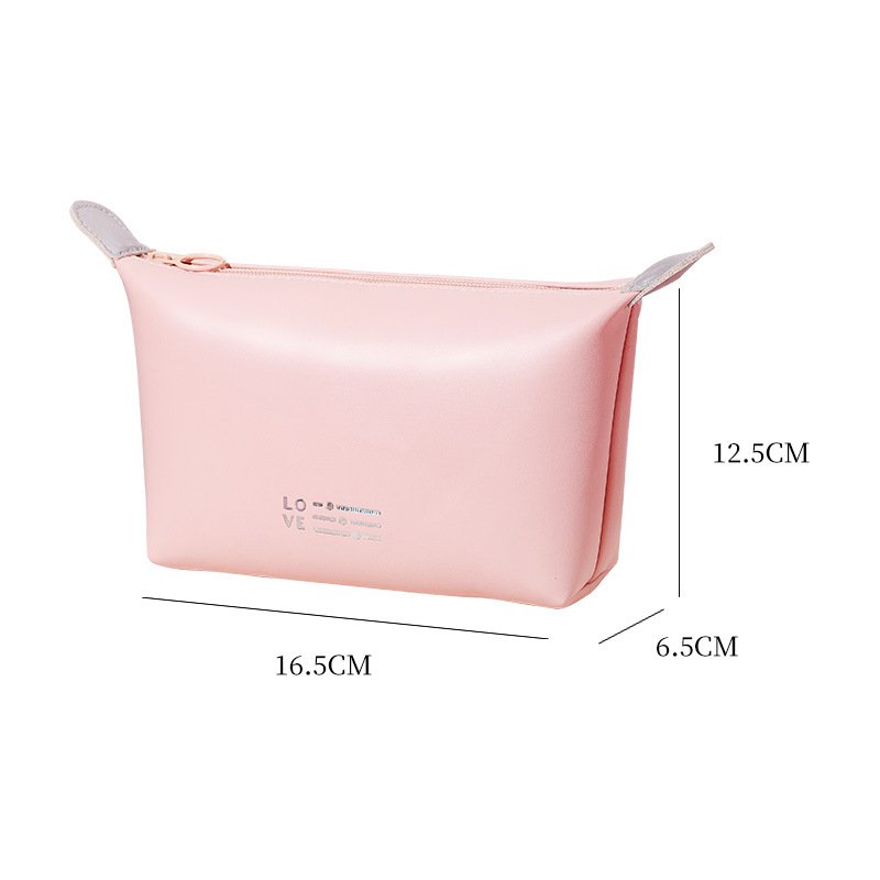 Wholesale Custom Logo Printed Organizer cosmetic pouch Carry All Pouch Fashion Toiletry Travel Makeup Cosmetic Bag