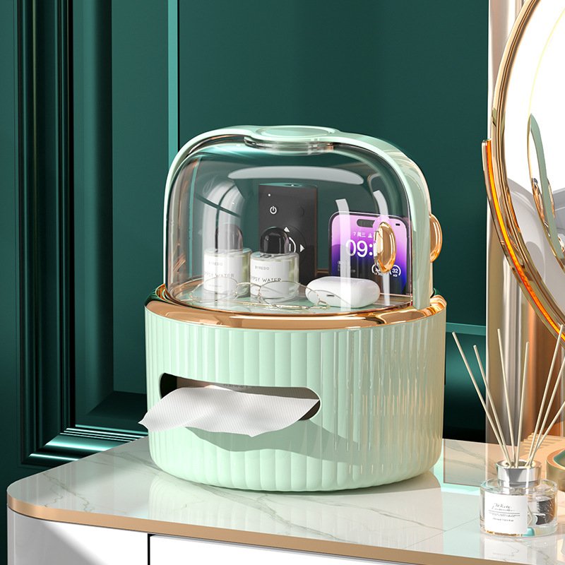 Hot Selling Cosmetic Storage Box Skincare Display Case Waterproof Dustproof Bathroom Vanity Drawer Beauty Makeup Organizer