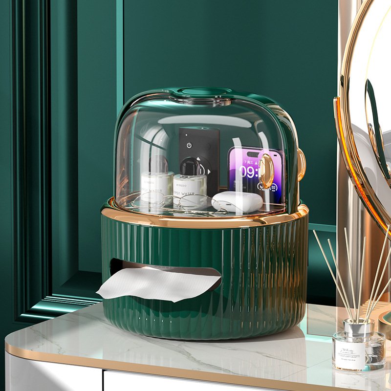 Hot Selling Cosmetic Storage Box Skincare Display Case Waterproof Dustproof Bathroom Vanity Drawer Beauty Makeup Organizer