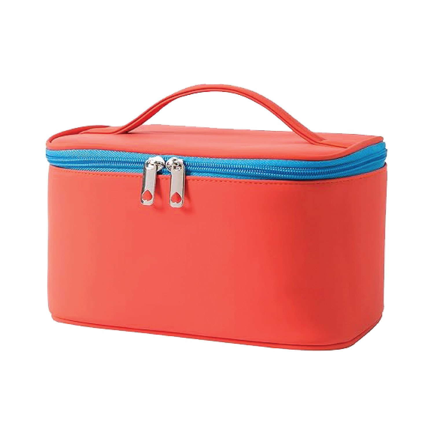 Travel-Ready Zipper PU Leather Makeup Bag Organizing Cosmetic Bags & Cases for Gift Giving