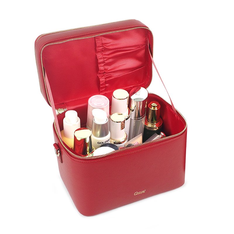 Custom Cosmetic Wedding Gift Leather Bag
