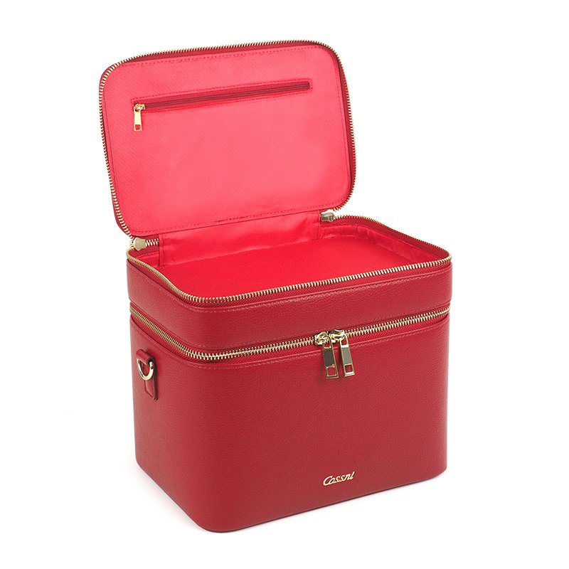 Custom Cosmetic Wedding Gift Leather Bag