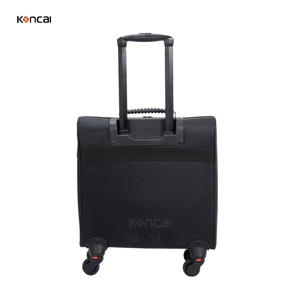 KONCAI Cosmetic make up accessories travel suitcase vanity box organizers handle beauty makeup case