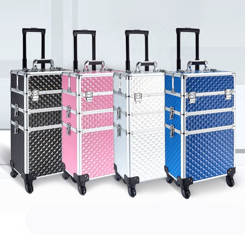 Multi-layer Toolbox Releasable Nail Oil Pigment Beauty Women Artist Case Makeup Trolley Case Professional