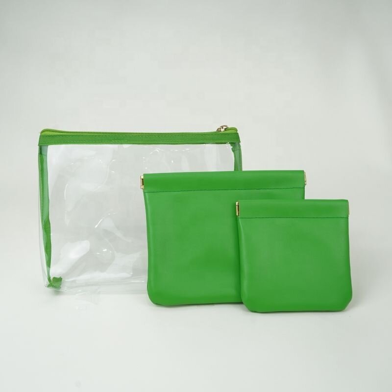 Custom Designed LOGO Pvc Transparent Wash Bag Makeup Bag Travel Case Organizer Toiletry Travel Cosmetic Bag
