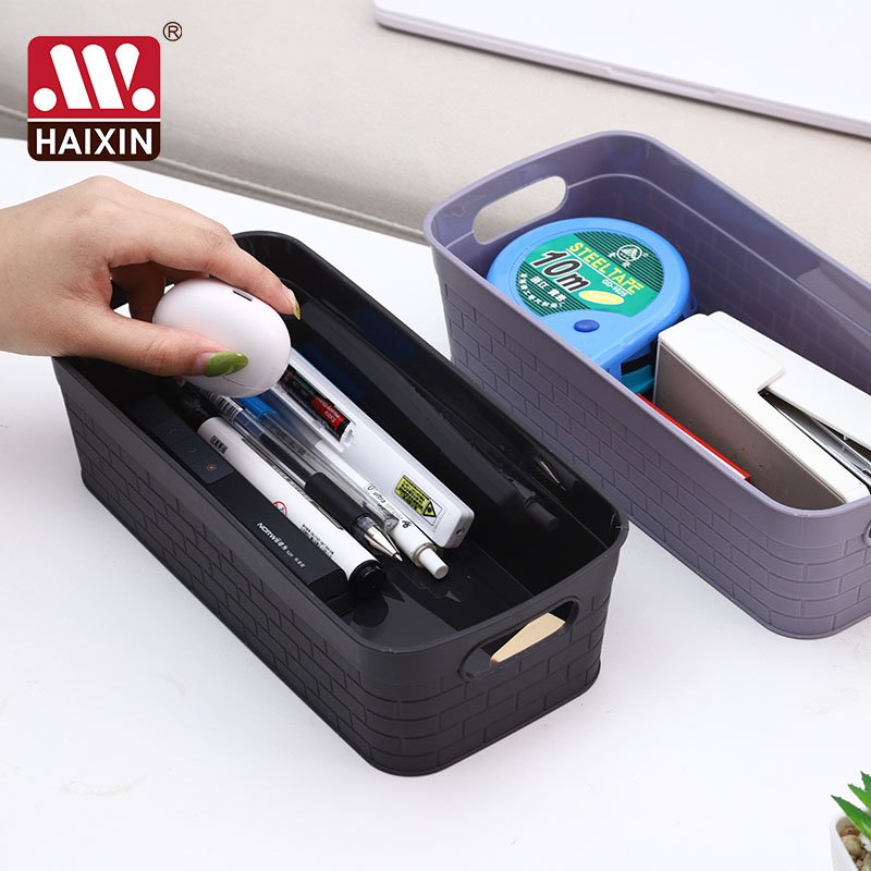 Household items table desktop stationery cosmetic cutlery organizers tool pens holder cable boxes drawer plastic storage baskets