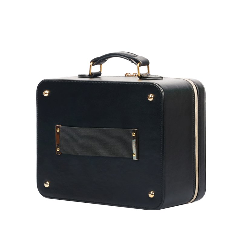 wholesale makeup train case high quality makeup case with led mirror OEM & ODM portable travel makeup case