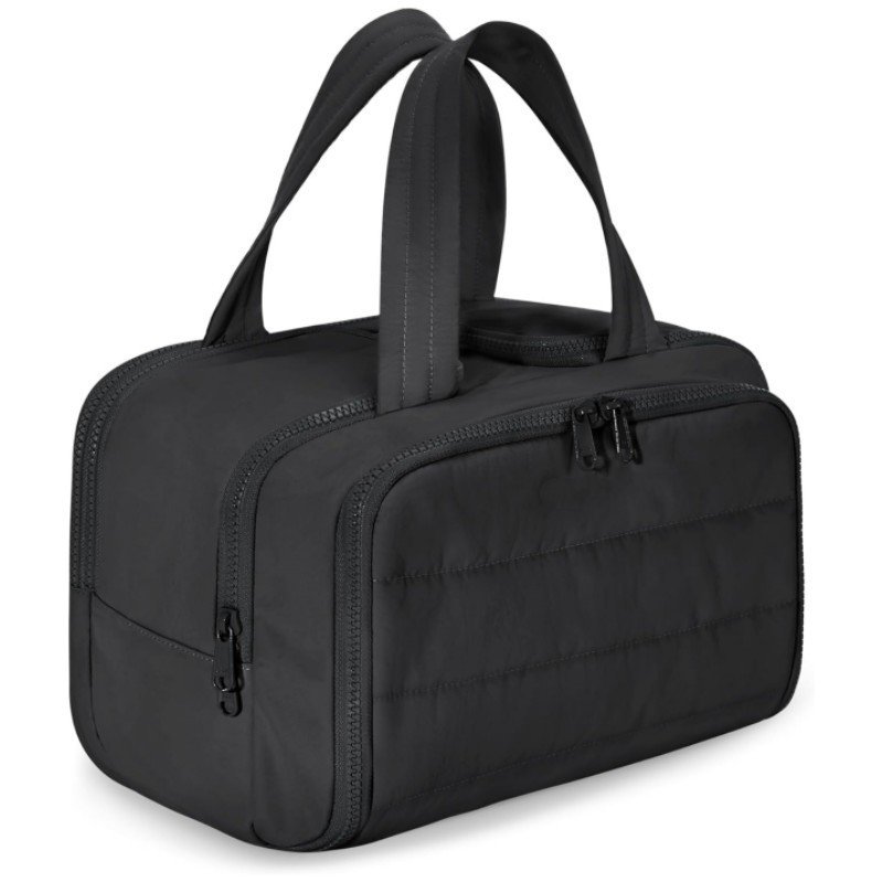 Women's Large Capacity Fashion Nylon Travel Toiletry Bag Portable Lightweight Cosmetic Storage Case for Makeup Organizing