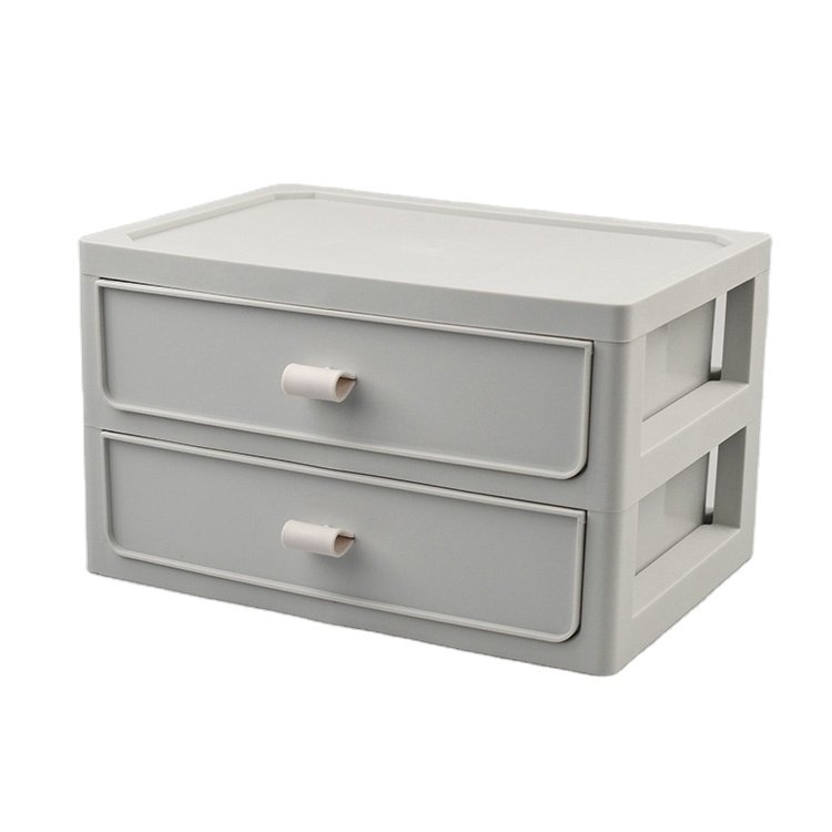 Travel Organizer Plastic Beauty Makeup Storage Box Cosmetics Bathroom Accessories Display Drawer for Table Desk Sundries Use