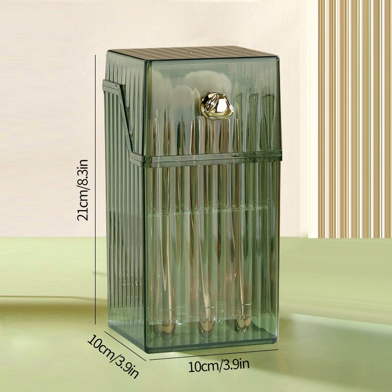 Luxurious Makeup Organizers Desktop Make Up Brush Storage Bin Box with Lid Makeup Lipstick Holder Cosmetic Storage Box Organizer