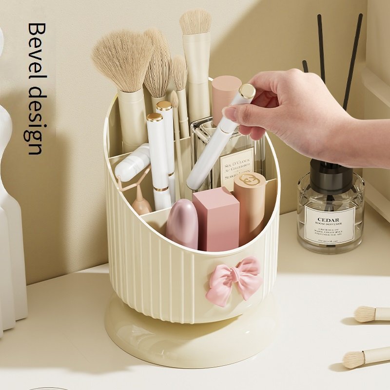 Plastic Cream Lipstick Makeup Brush Organizer Cosmetic Display Storage Box Container
