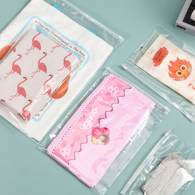 Custom Small Jewelry Packaging Clear Zip Plastic Bag Matte Cute Zipper Bag For Earring Reusable Logo PVC Mini Ziplock Pouch Bag