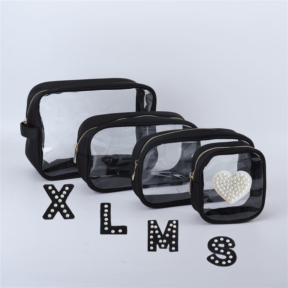RTS Waterproof Makeup Bag Travel Business Small Clear Transparent Pvc Cosmetic Storage Bag Beach Toiletry Bag Cosmetic Pouches