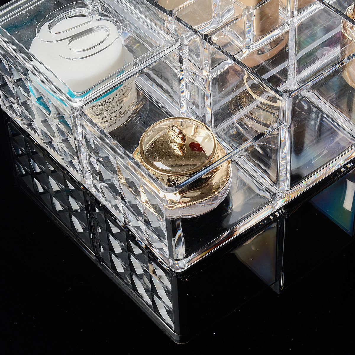 Wholesale Acrylic Clear Organizadores De Maquillaje Large Makeup Organizer Skincare Bathroom With Favorable Price