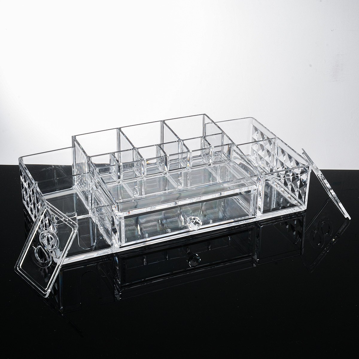 Wholesale Acrylic Clear Organizadores De Maquillaje Large Makeup Organizer Skincare Bathroom With Favorable Price