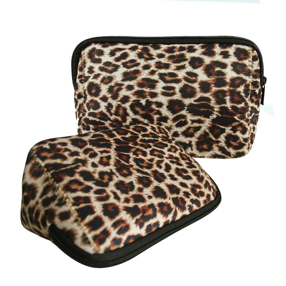 DIY Sublimation Blank White Neoprene Makeup Bag Cosmetic Pouch Organizer Zipper Bag