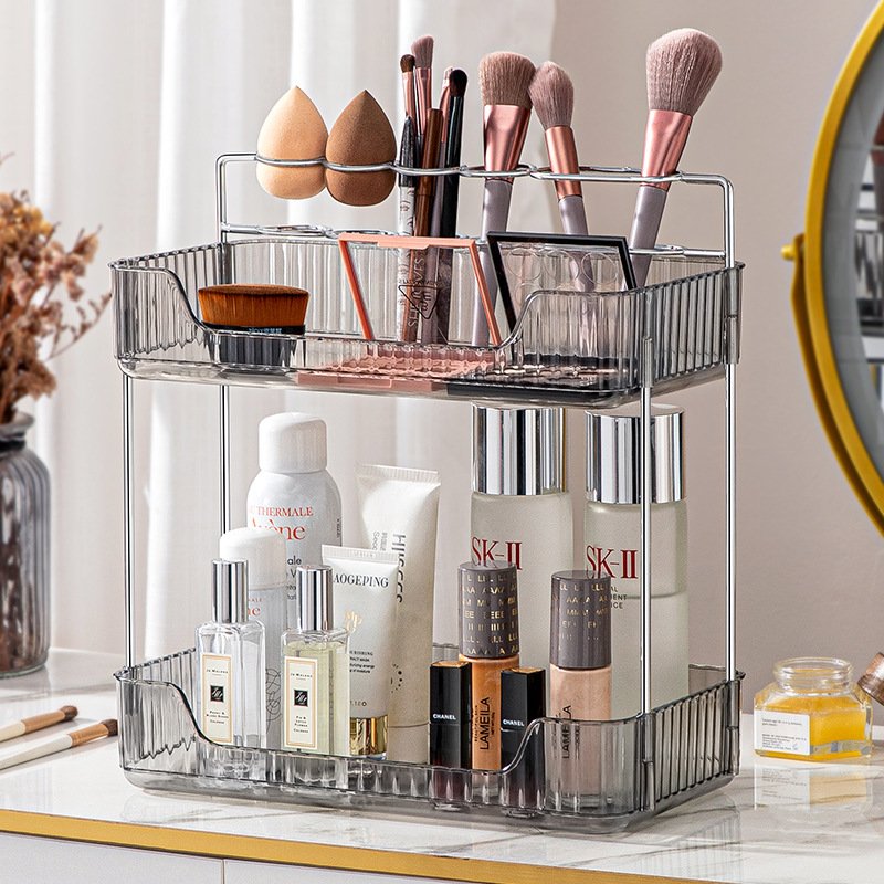 perfume shelves Lighted vanity table organizers and storage home