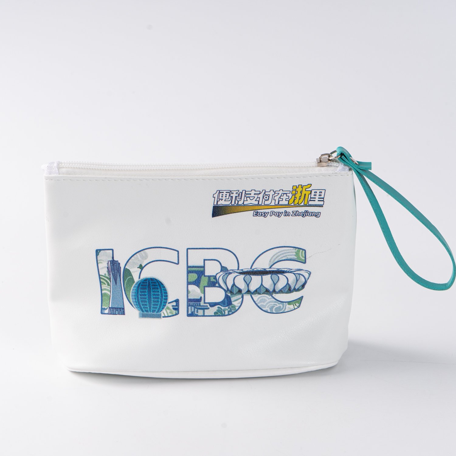 Customized Printed Cotton Stationery Gift Organizer Bag Fashion Style Coin Pouch with Zipper Closure for Makeup Cosmetic Storage