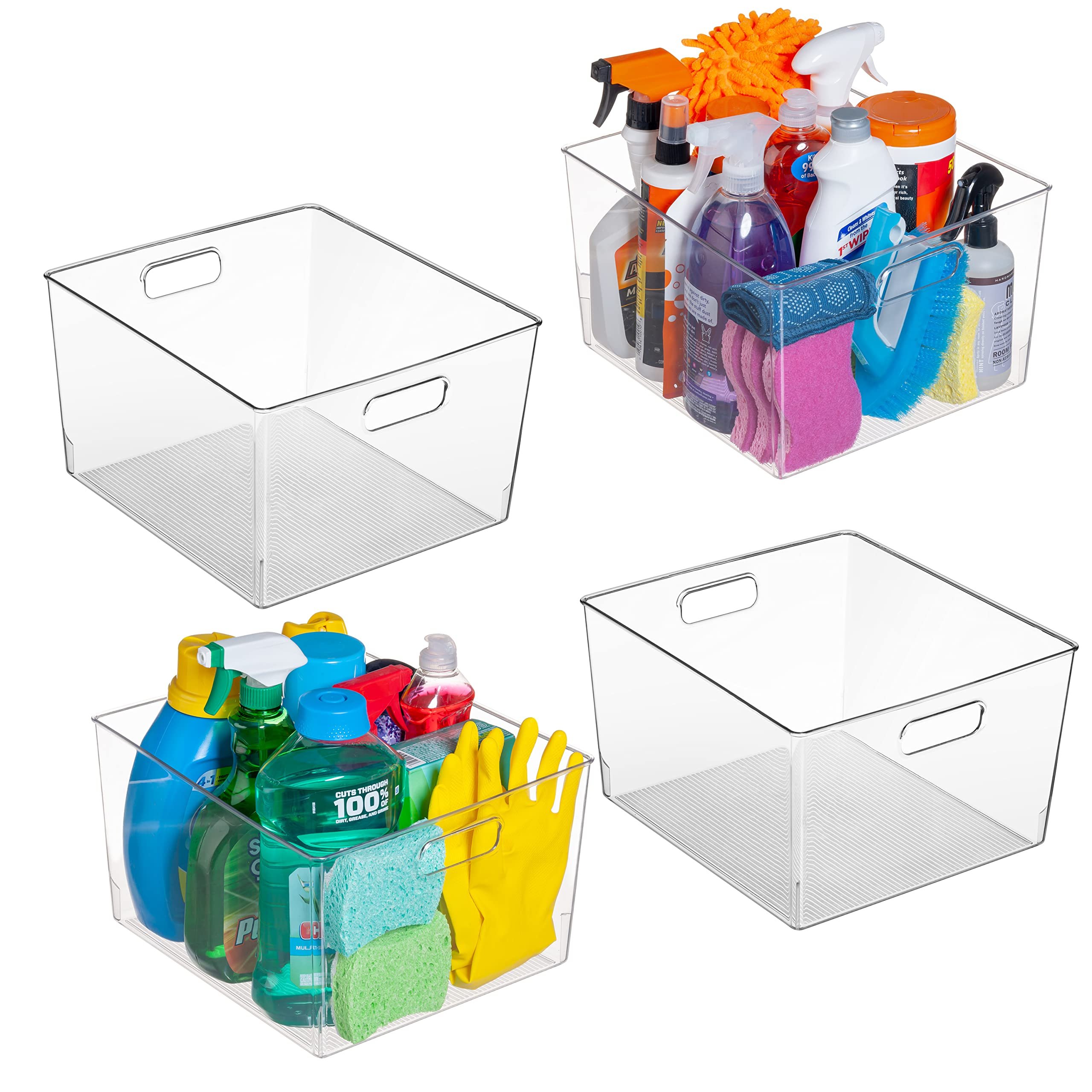 Clear plastic box Kitchen Refrigerator Storage Containers Makeup Organizer Home Drawer Dividers With Durable Material