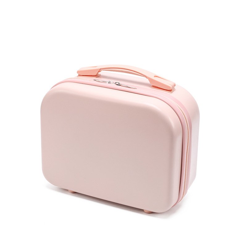 14 inch Makeup Case PC ABS Cosmetic Case Hardshell Makeup Bag Organizer for Girls Travel Outside Activity Portable
